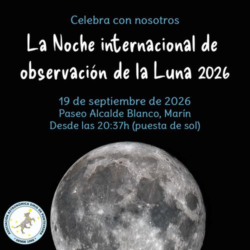La noche internacional de observación de la Luna 2026