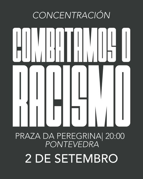 Concentración: Combatamos o racismo