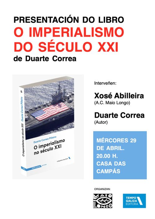 Presentación do libro "O imperialismo do século XXI" de Duarte Correa