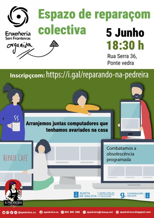 Espaço de reparaçom coletiva na Pedreira