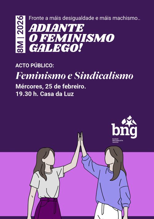 Acto público: feminismo e sindicalismo
