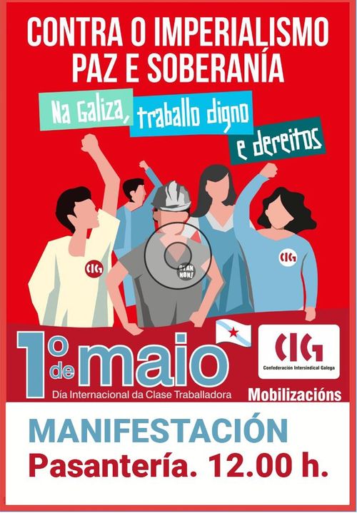 Manifestación do 1 de maio: Día da Clase Traballadora